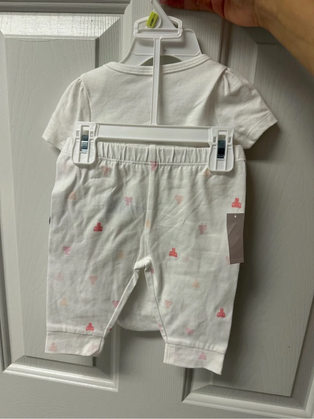 NWT Baby Gap Girl 3-6M 3 Piece Teddy Bear Bodysuit Pants Socks Set